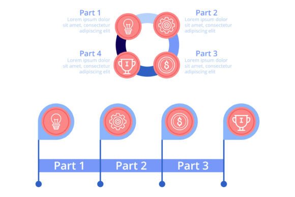4-Part Infographic Set