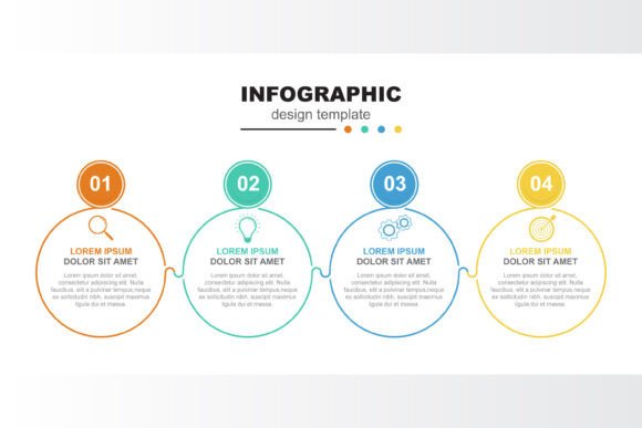 Circle Infographic with Dotted Connector: A Clear, Flexible Tool for Visual Storytelling
