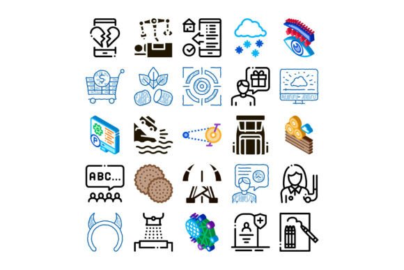 Collection of Diverse Infographics and B
