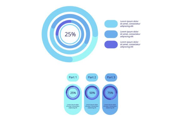 Data Trends Infographic Set