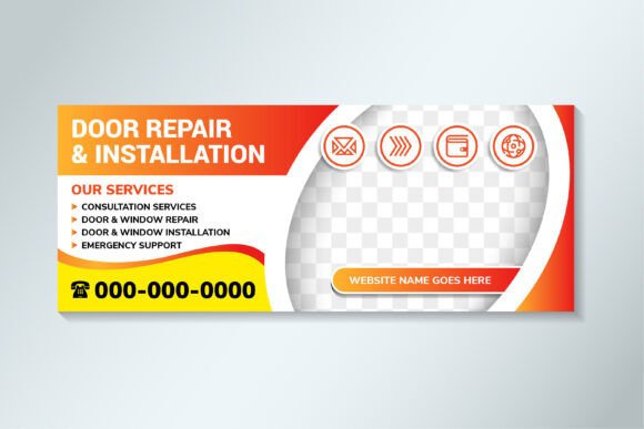 Door Repair Horizontal Banner: A Practical Solution for Automotive and Transportation Advertising