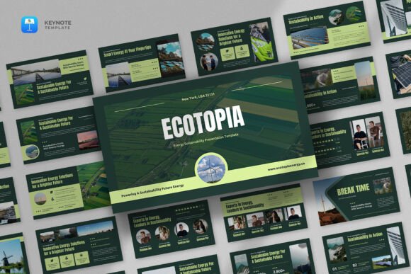 Energy Sustainability Keynote Template: A Tool for a Greener Future