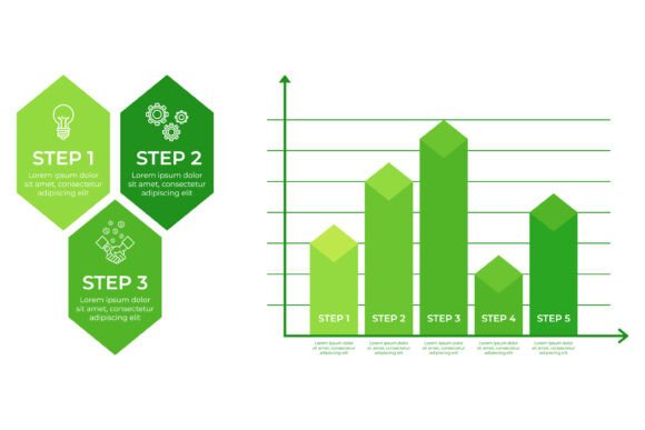 Infographic Growth Steps