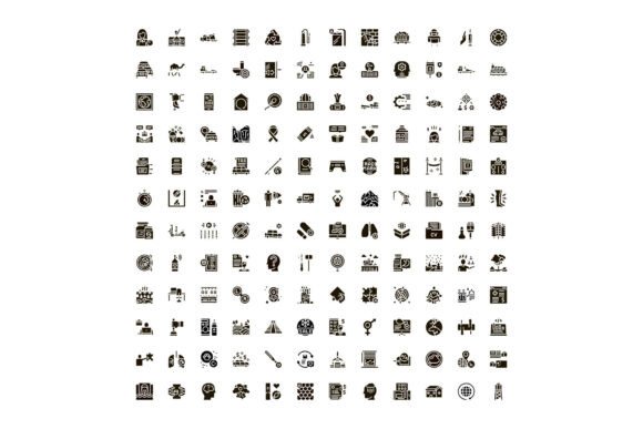 Infographics Icon Set Representing Diver