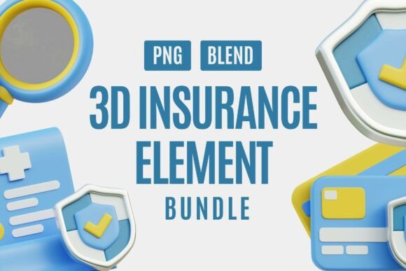 Insurance 3D Element Bundle