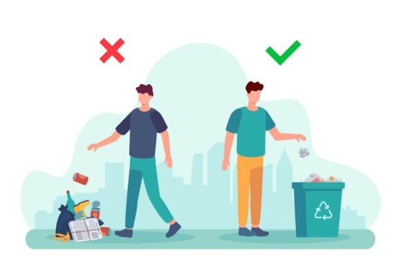 Littering Behavior Infographic