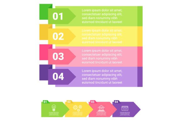 Master Any Process with This Vibrant 4-Step Visual Guide