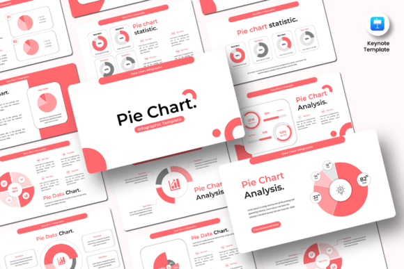 Pie Chart Infographic - Keynote Template: A Strategic Design Asset for Modern Presentations